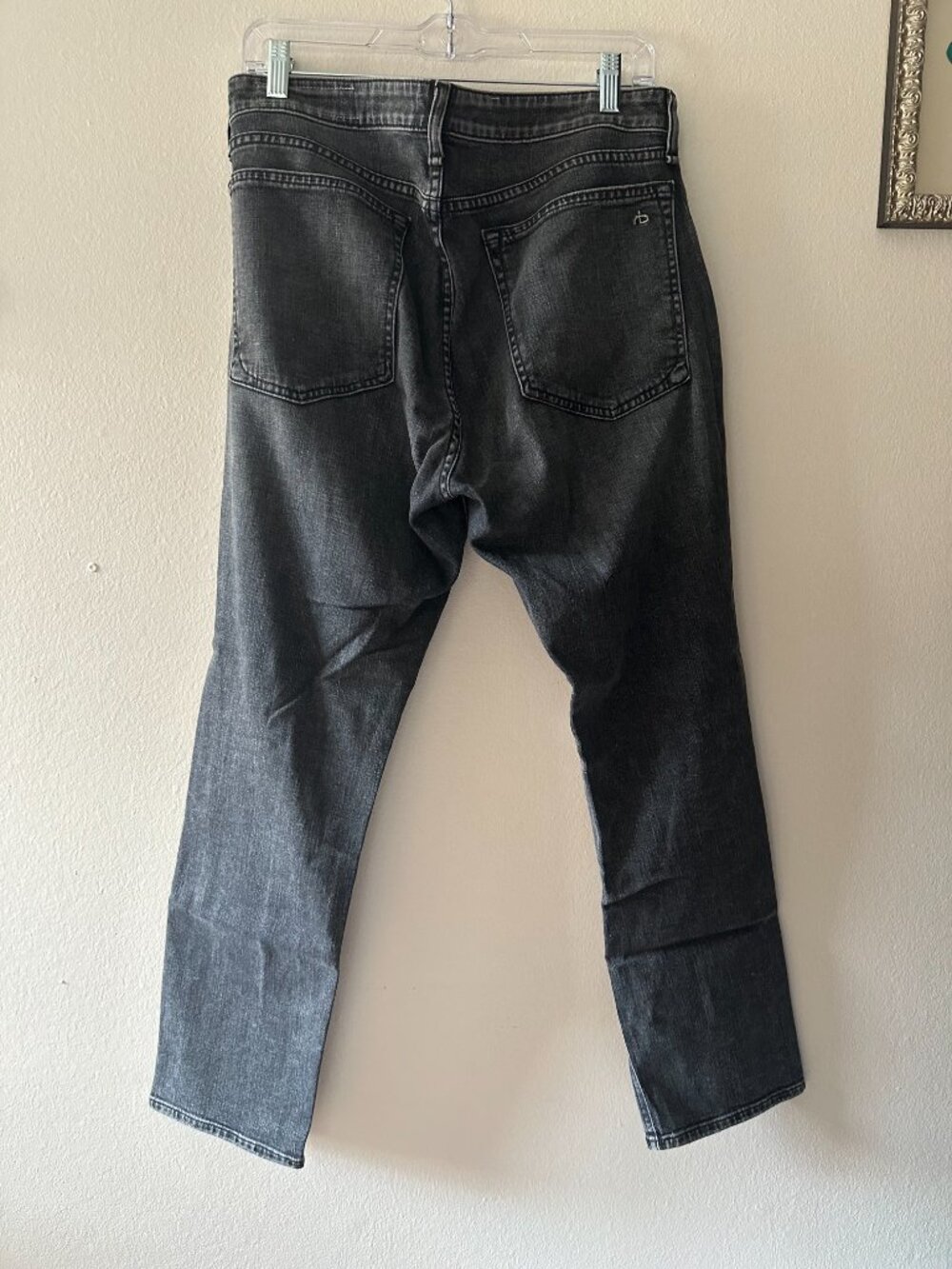 Women's Rag and Bone 'Dre' Boyfriend Jean - Low Rise - Washed Black Size 31 -EUC - Picture 7 of 7